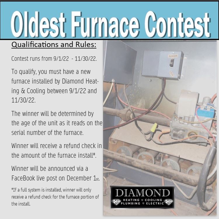 Oldest Furnace Contest flyer